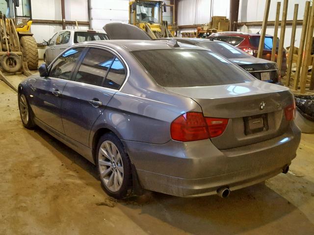 WBAPL33589A405803 - 2009 BMW 335 XI SILVER photo 3