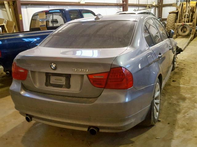 WBAPL33589A405803 - 2009 BMW 335 XI SILVER photo 4