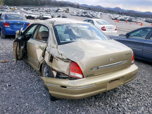 KMHFU45E23A238999 - 2003 HYUNDAI XG 350 GOLD photo 3