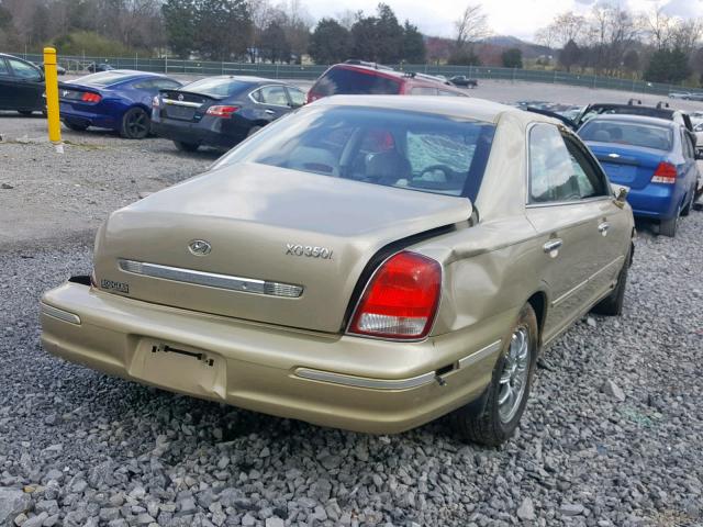 KMHFU45E23A238999 - 2003 HYUNDAI XG 350 GOLD photo 4