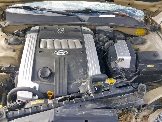 KMHFU45E23A238999 - 2003 HYUNDAI XG 350 GOLD photo 7