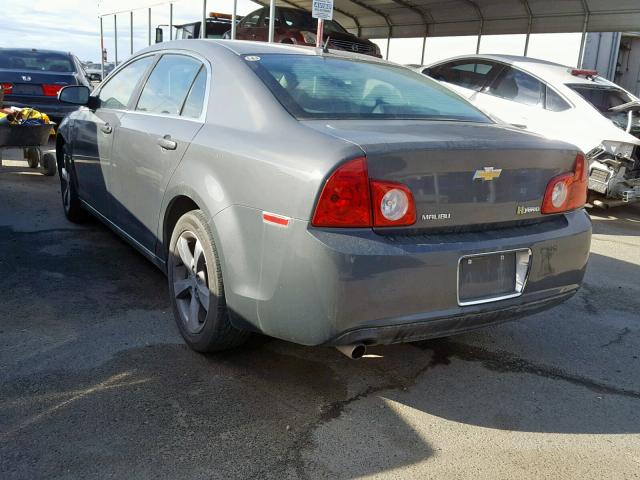 1G1ZF57519F136192 - 2009 CHEVROLET MALIBU HYB CHARCOAL photo 3