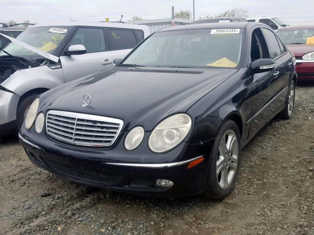 WDBUF56J66A930628 - 2006 MERCEDES-BENZ E 350 BLACK photo 2