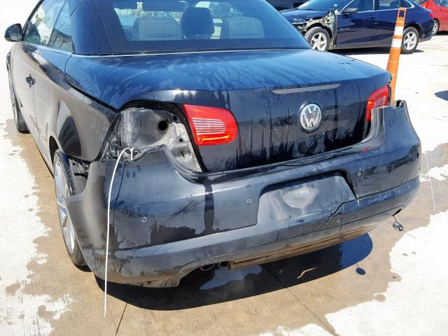 WVWDA71F67V040154 - 2007 VOLKSWAGEN EOS 2.0T S 黑色 照片 9