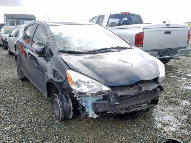 JTDKDTB33D1547138 - 2013 TOYOTA PRIUS C BLACK photo 1