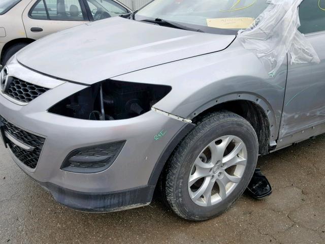 JM3TB3BA0B0303305 - 2011 MAZDA CX-9 SILVER photo 9