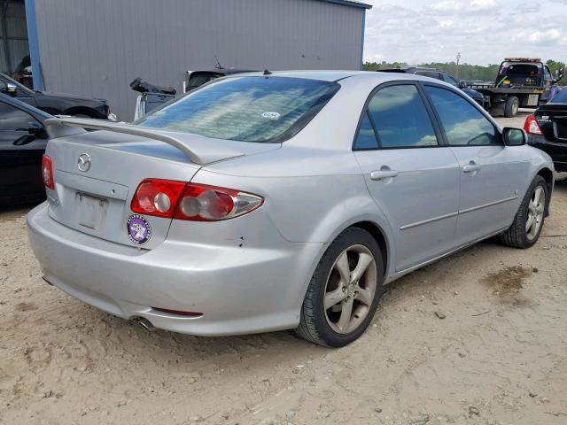 1YVHP80D155M09807 - 2005 MAZDA 6 S SILVER photo 4