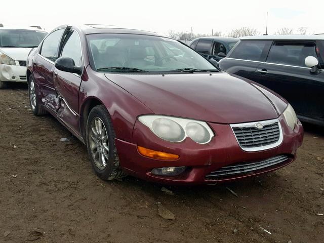 2C3HE66G32H132121 - 2002 CHRYSLER 300M BURGUNDY photo 1