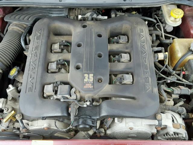 2C3HE66G32H132121 - 2002 CHRYSLER 300M BURGUNDY photo 7