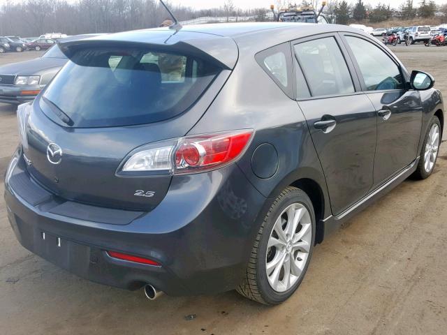 JM1BL1K62B1424087 - 2011 MAZDA 3 S GRAY photo 4