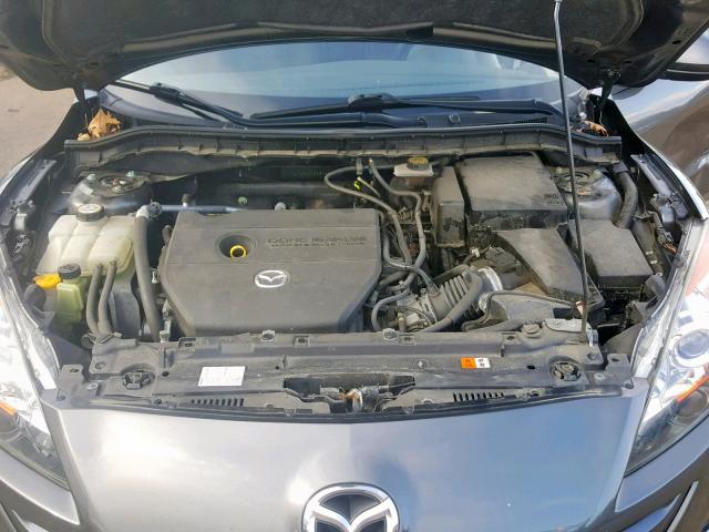 JM1BL1K62B1424087 - 2011 MAZDA 3 S GRAY photo 7