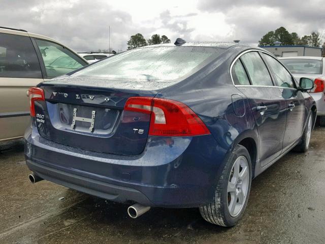 YV1612FS1D1216851 - 2013 VOLVO S60 T5 BLUE photo 4