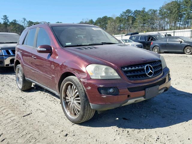 4JGBB86E36A060907 - 2006 MERCEDES-BENZ ML 350 BURGUNDY photo 1