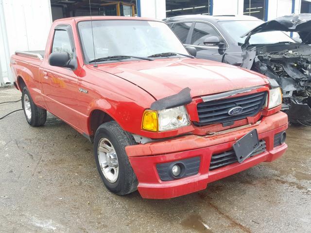 1FTYR10U85PA88019 - 2005 FORD RANGER RED photo 1