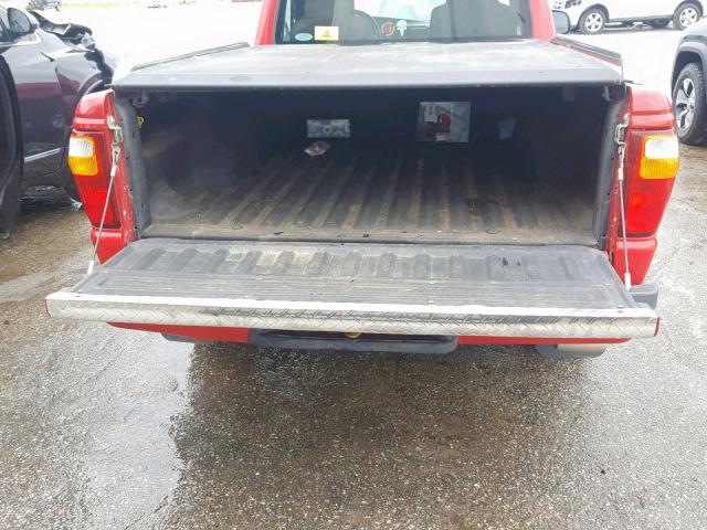 1FTYR10U85PA88019 - 2005 FORD RANGER RED photo 6