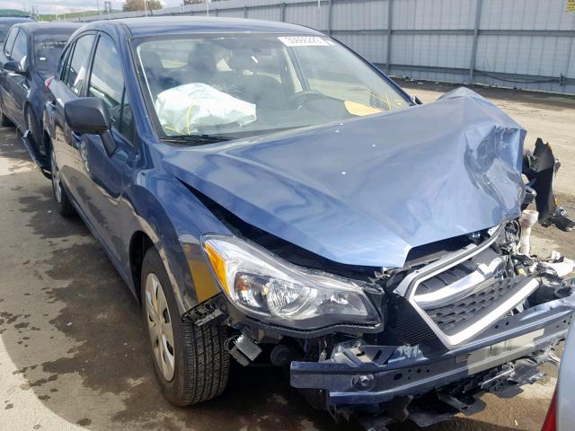 JF1GPAA62D2837769 - 2013 SUBARU IMPREZA BLUE photo 1