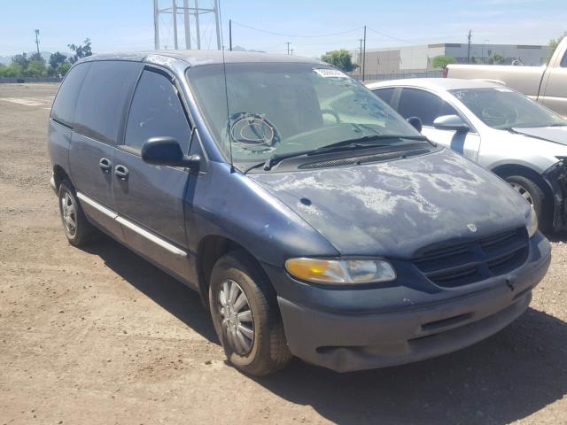 2B4GP2535YR683708 - 2000 DODGE CARAVAN BLUE photo 1