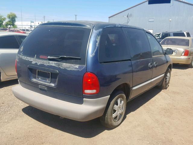 2B4GP2535YR683708 - 2000 DODGE CARAVAN BLUE photo 4