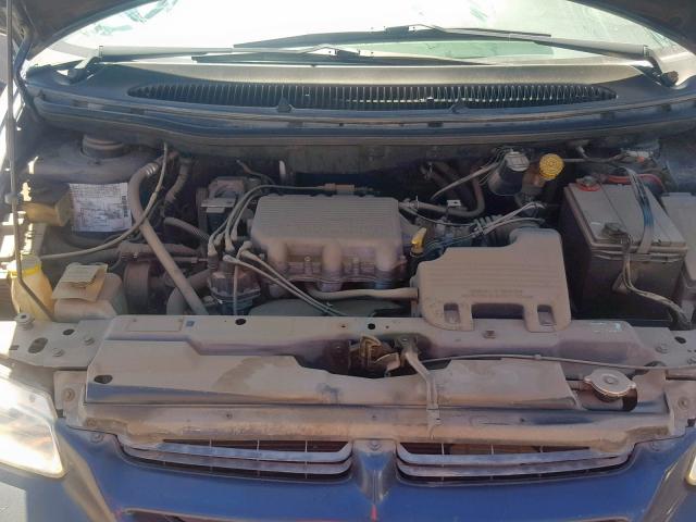 2B4GP2535YR683708 - 2000 DODGE CARAVAN BLUE photo 7