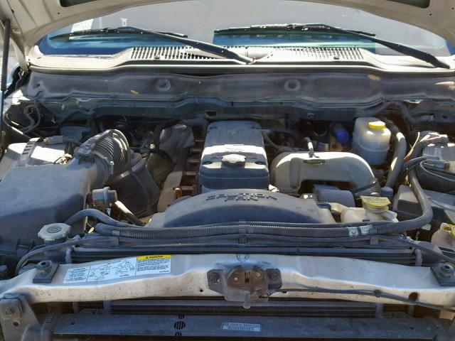 3D7KA28693G805088 - 2003 DODGE RAM 2500 S ვერცხლისფერი ფოტო 7