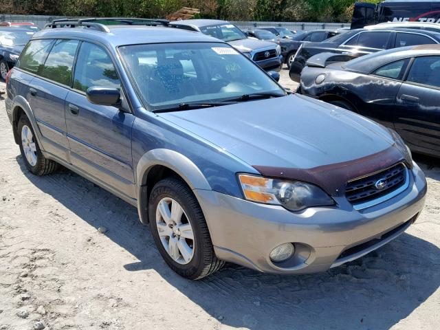 4S4BP61C557334275 - 2005 SUBARU LEGACY OUT BLUE photo 1