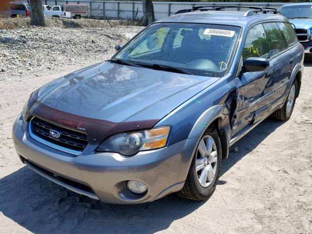 4S4BP61C557334275 - 2005 SUBARU LEGACY OUT BLUE photo 2