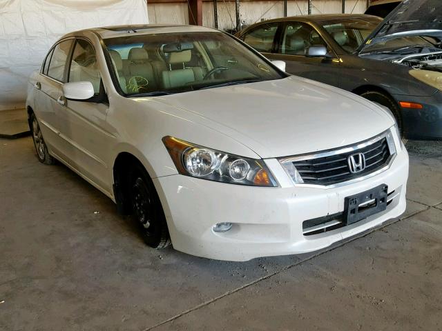 1HGCP36818A005772 - 2008 HONDA ACCORD EXL WHITE photo 1