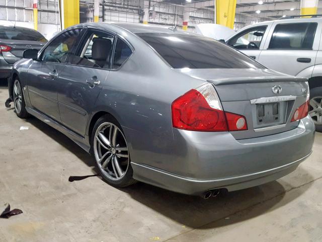 JNKBY01E86M206954 - 2006 INFINITI M45 BASE SILVER photo 3