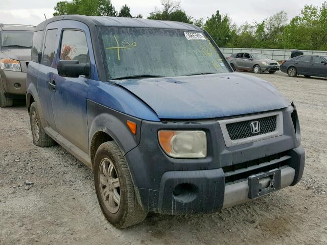 5J6YH18636L015247 - 2006 HONDA ELEMENT EX BLUE photo 1