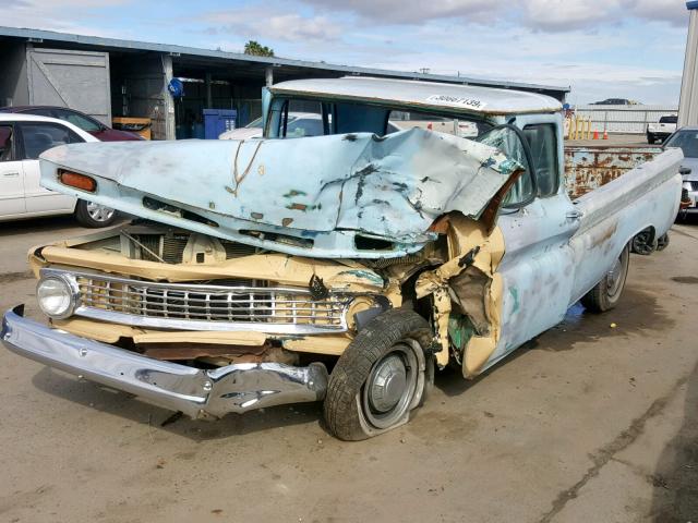 3C1540109711 - 1963 CHEVROLET C-10 BLUE photo 2