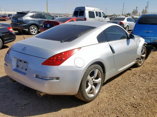 JN1BZ34D88M702670 - 2008 NISSAN 350Z COUPE SILVER photo 4