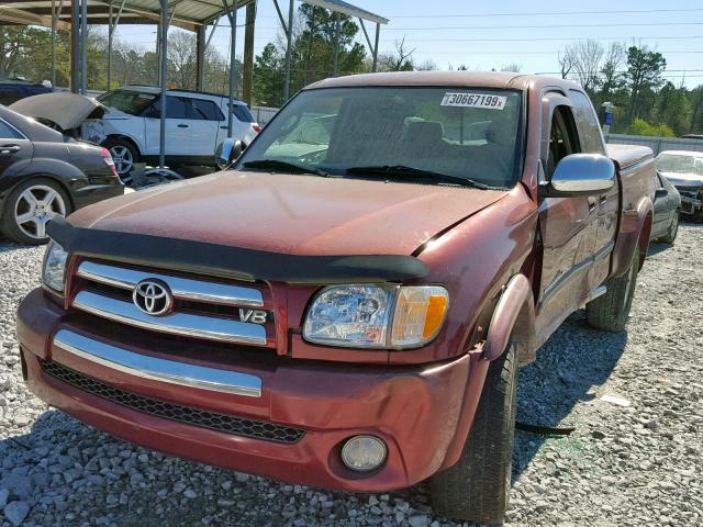 5TBBT44153S428974 - 2003 TOYOTA TUNDRA ACC RED photo 2