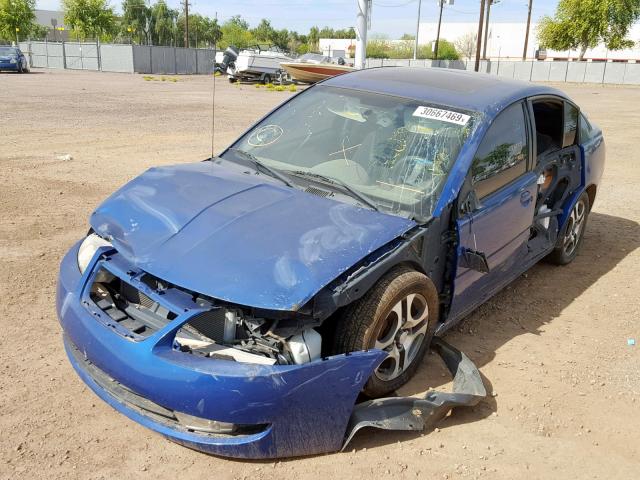 1G8AL54F35Z120086 - 2005 SATURN ION LEVEL BLUE photo 2