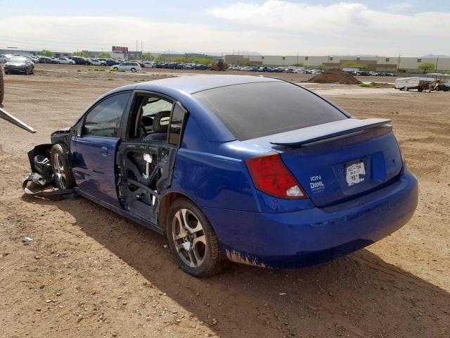 1G8AL54F35Z120086 - 2005 SATURN ION LEVEL BLUE photo 3