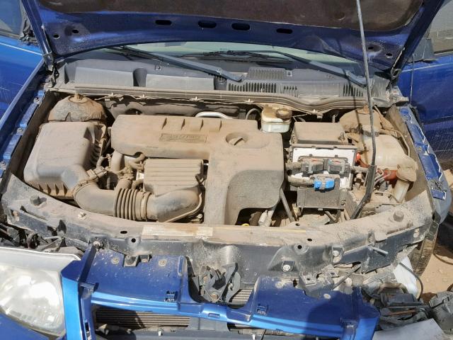 1G8AL54F35Z120086 - 2005 SATURN ION LEVEL BLUE photo 7