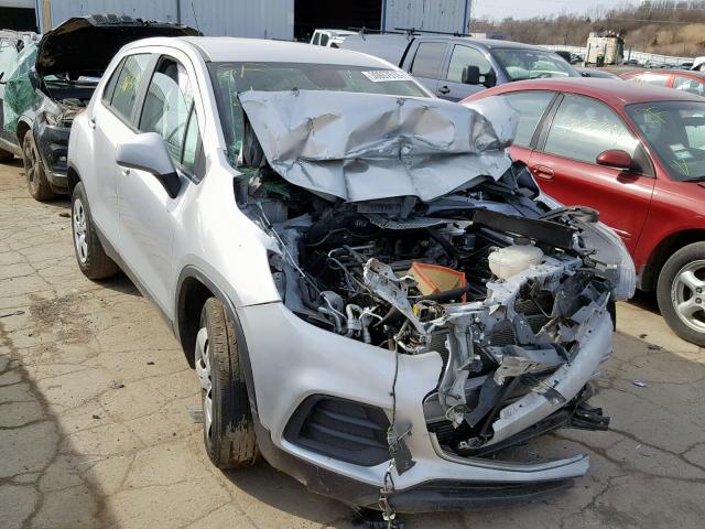 KL7CJKSB5HB103268 - 2017 CHEVROLET TRAX LS SILVER photo 1