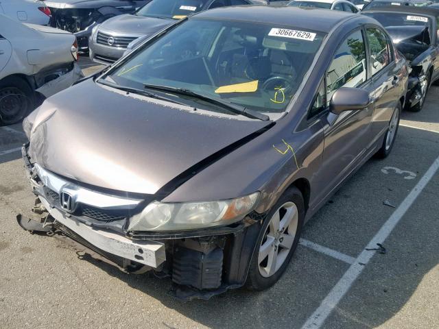 2HGFA16669H510954 - 2009 HONDA CIVIC LX-S 棕色 照片 2