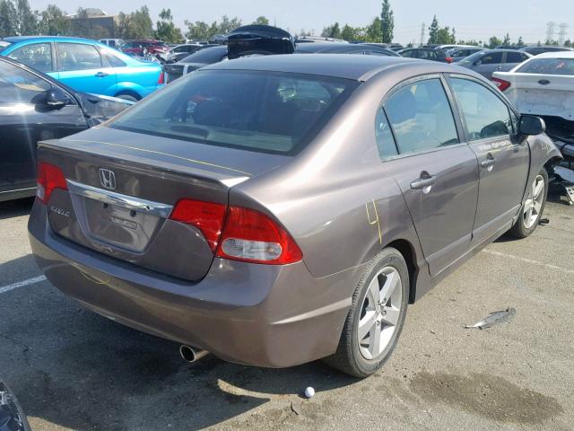2HGFA16669H510954 - 2009 HONDA CIVIC LX-S 棕色 照片 4