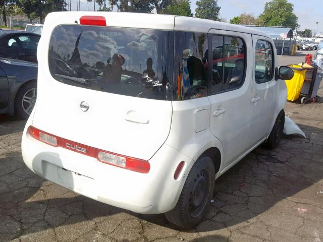 JN8AZ2KRXBT201525 - 2011 NISSAN CUBE BASE WHITE photo 4