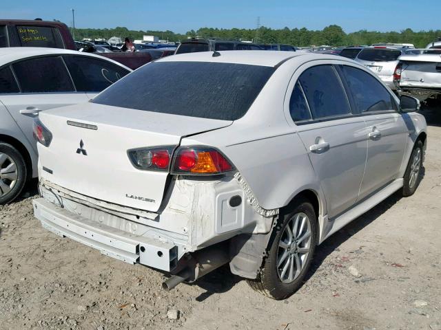 JA32U2FU4GU012415 - 2016 MITSUBISHI LANCER ES WHITE photo 4