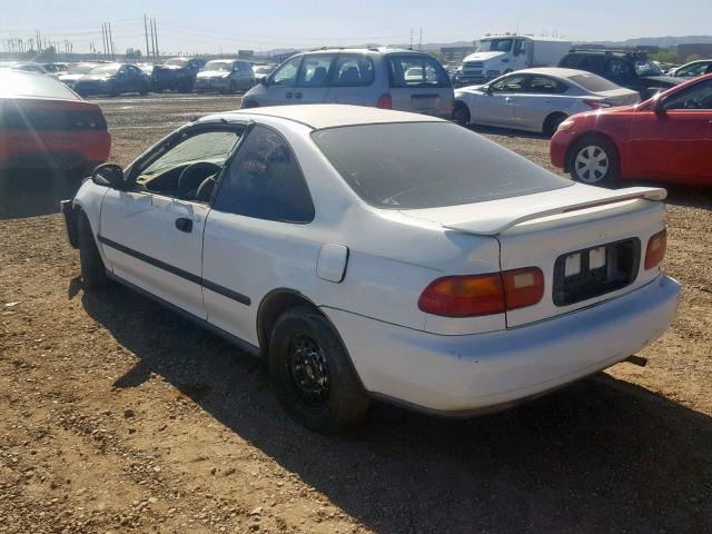 2HGEJ2146PH510604 - 1993 HONDA CIVIC DX WHITE photo 3