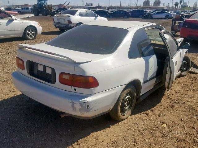 2HGEJ2146PH510604 - 1993 HONDA CIVIC DX WHITE photo 4