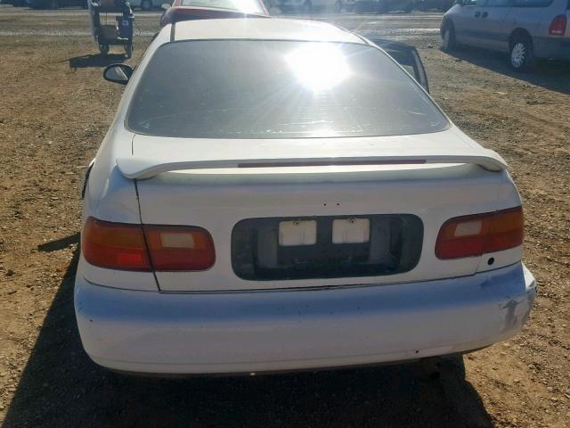 2HGEJ2146PH510604 - 1993 HONDA CIVIC DX WHITE photo 6