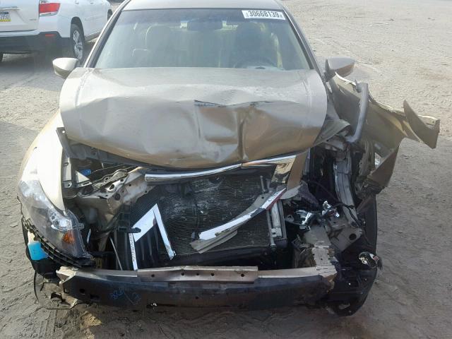 1HGCP26888A021297 - 2008 HONDA ACCORD EXL GOLD photo 7