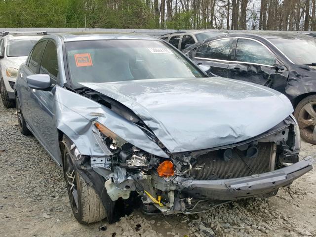 1HGCP3F84BA021293 - 2011 HONDA ACCORD EXL BLUE photo 1