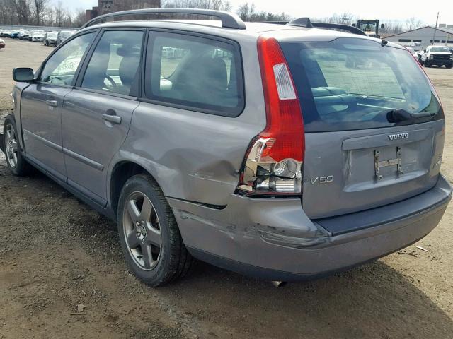 YV1MJ682062189361 - 2006 VOLVO V50 T5 GRAY photo 3