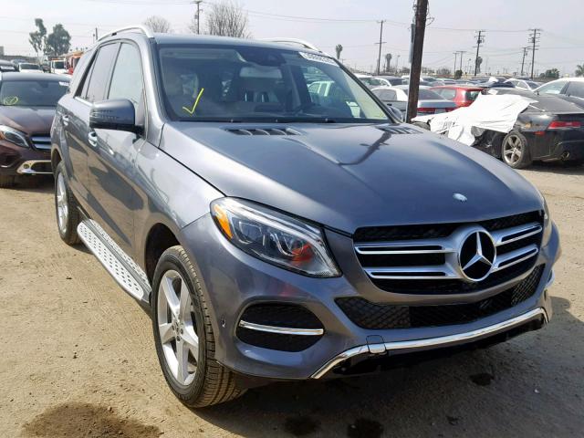 4JGDA5HB1JB170239 - 2018 MERCEDES-BENZ GLE 350 4M GRAY photo 1