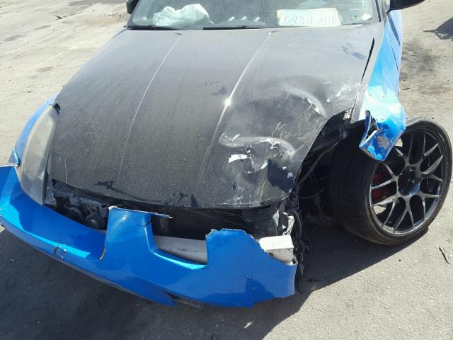 JN1AZ34D53T105910 - 2003 NISSAN 350Z COUPE BLUE photo 9