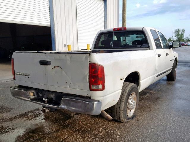 3D7KR28D16G121244 - 2006 DODGE RAM 2500 S WHITE photo 4