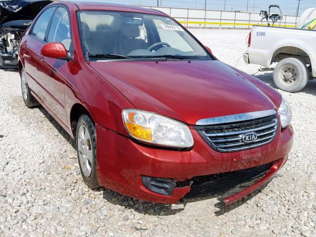 KNAFE221X95622115 - 2009 KIA SPECTRA EX BURGUNDY photo 1